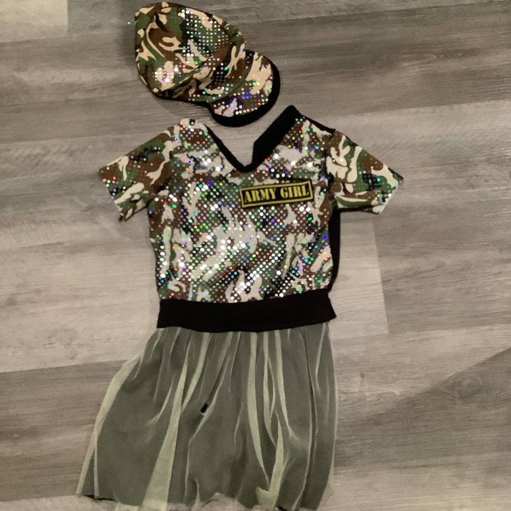 Children’s Army Girl costume size medium
